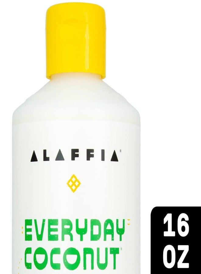 Alaffia Hair Care, Everyday Coconut Conditioner, Daily Moisturizer, Wavy & Curly Hair Products, Vitamin E, Virgin Coconut Oil, Ginger Extract,Purely Coconut, 2 Pack - 16 Fl Oz - Image 4